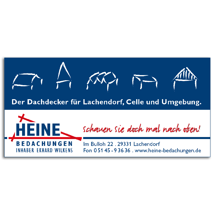 Heine Bedachungen // Printanzeige